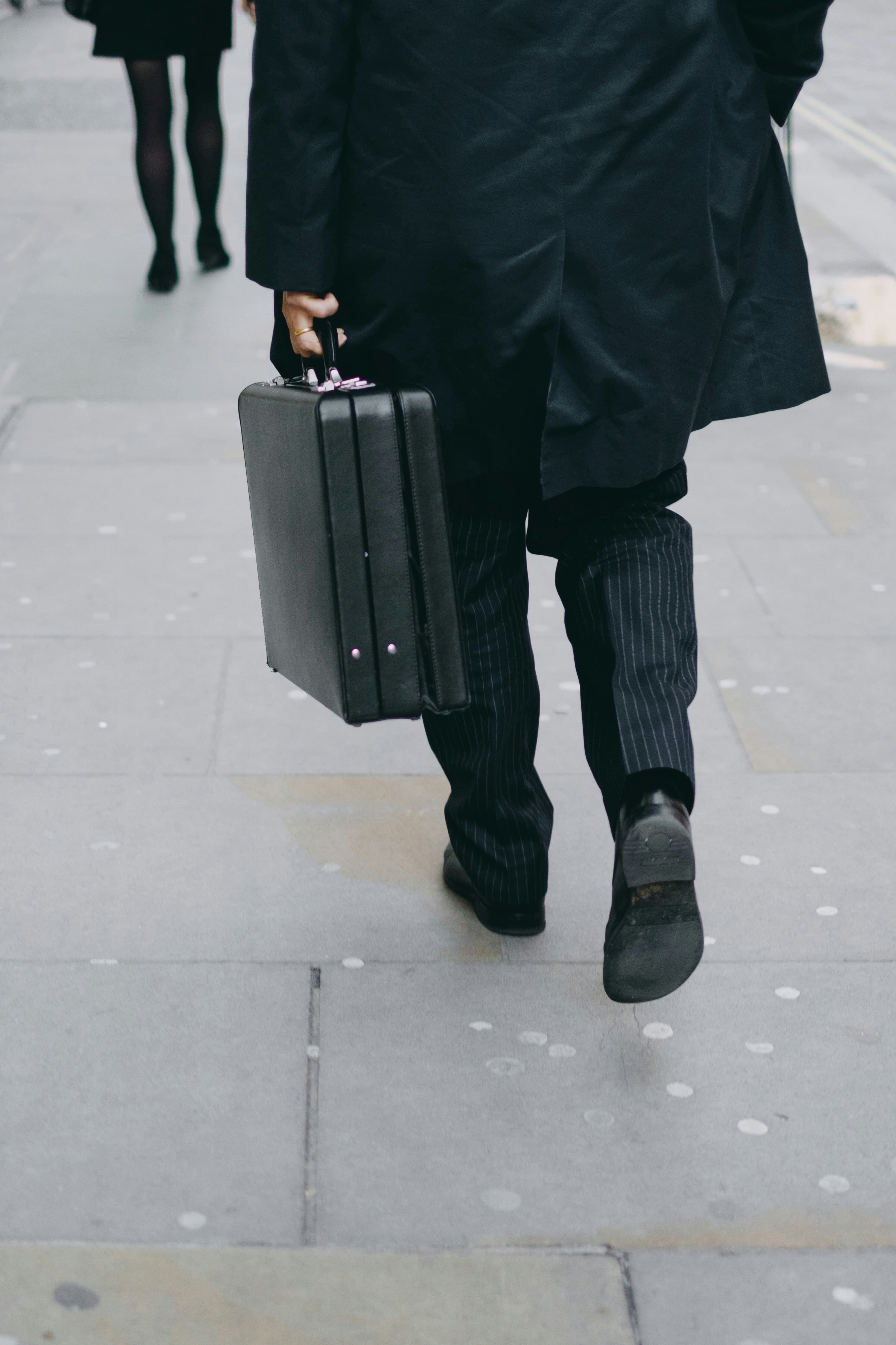 Man walking with briefcase